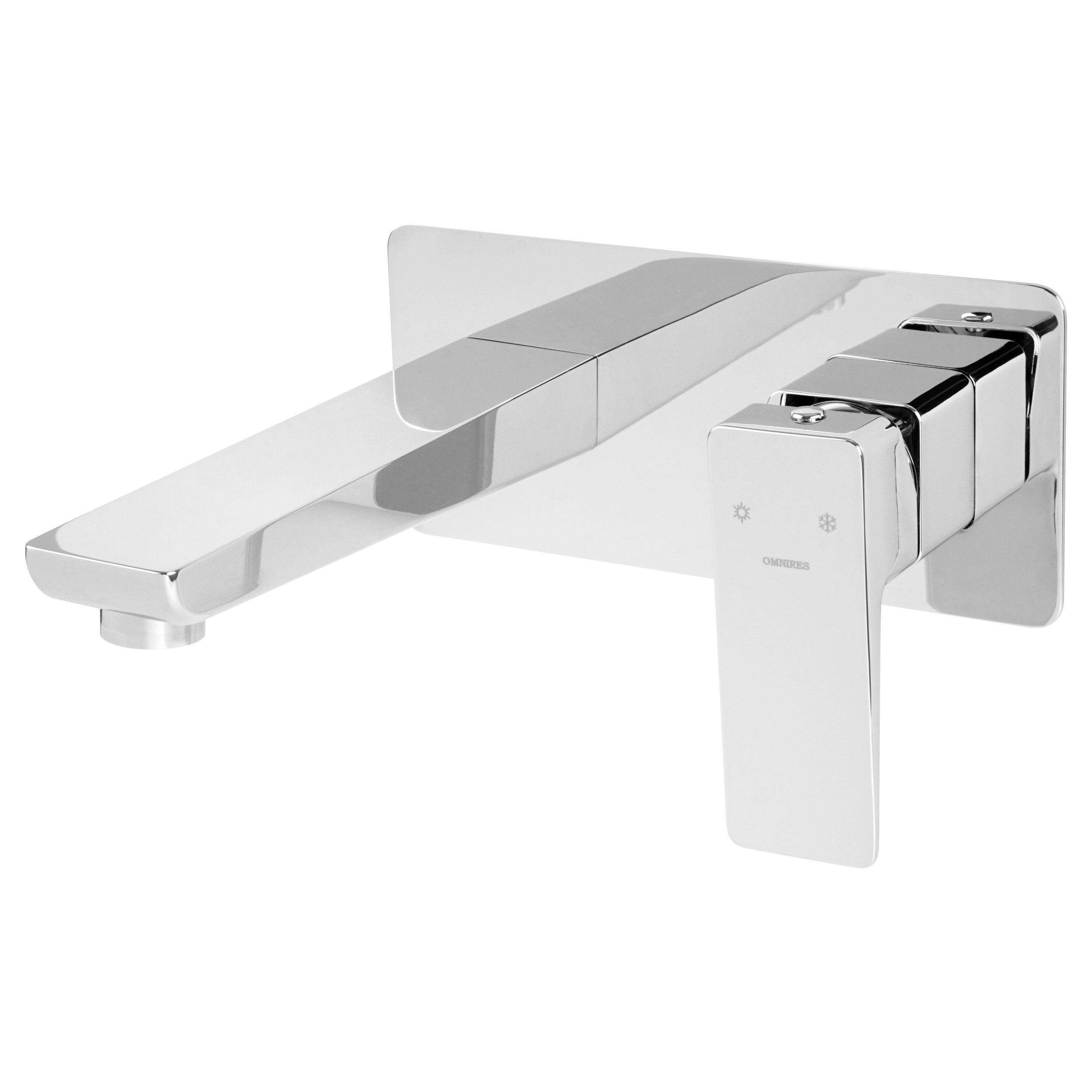 Bateria umywalkowa podtynkowa Omnires Parma chrom PM7415CR