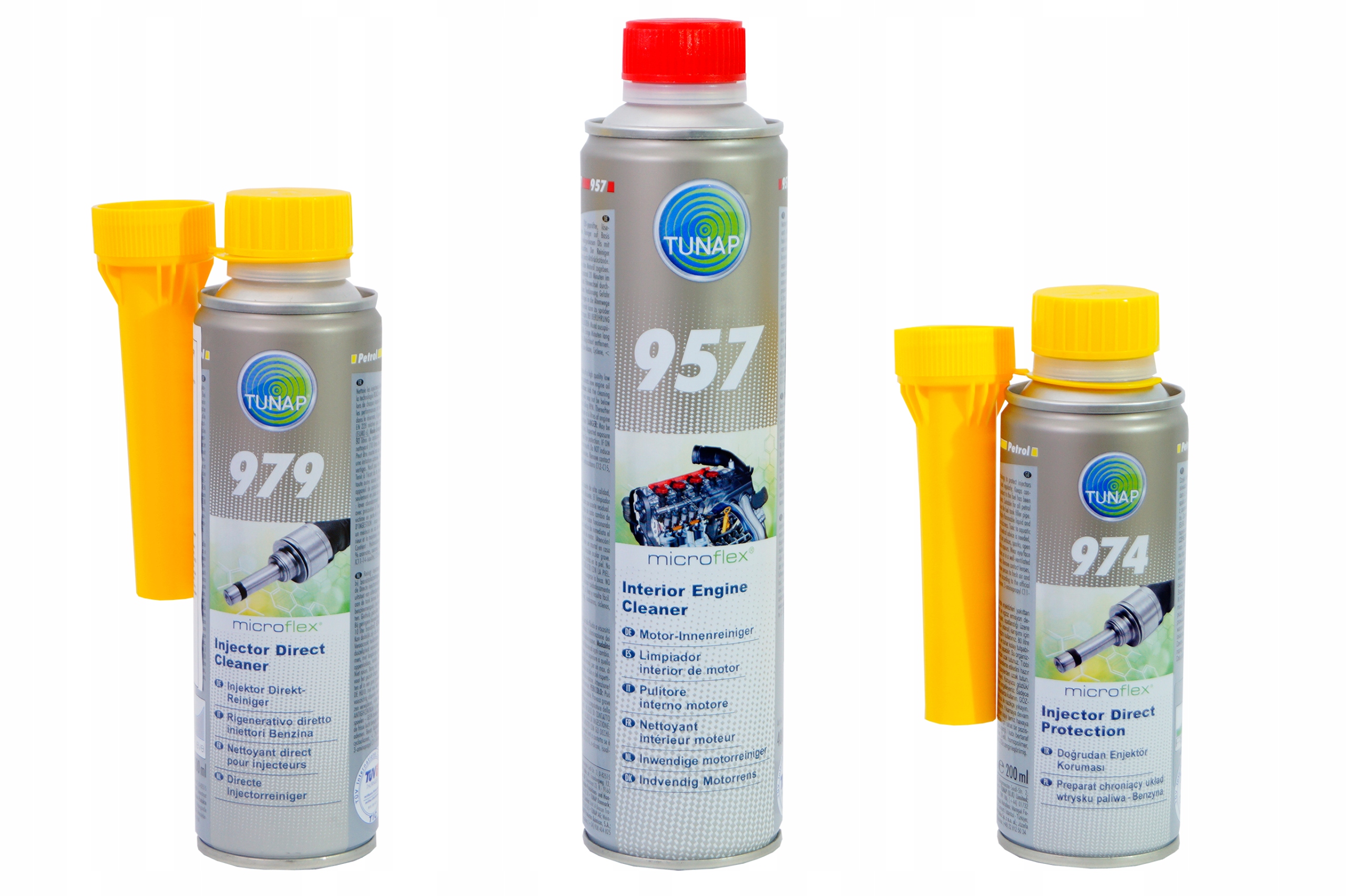 Заправка для бензина TUNAP 979 957 974 очищает впрыск