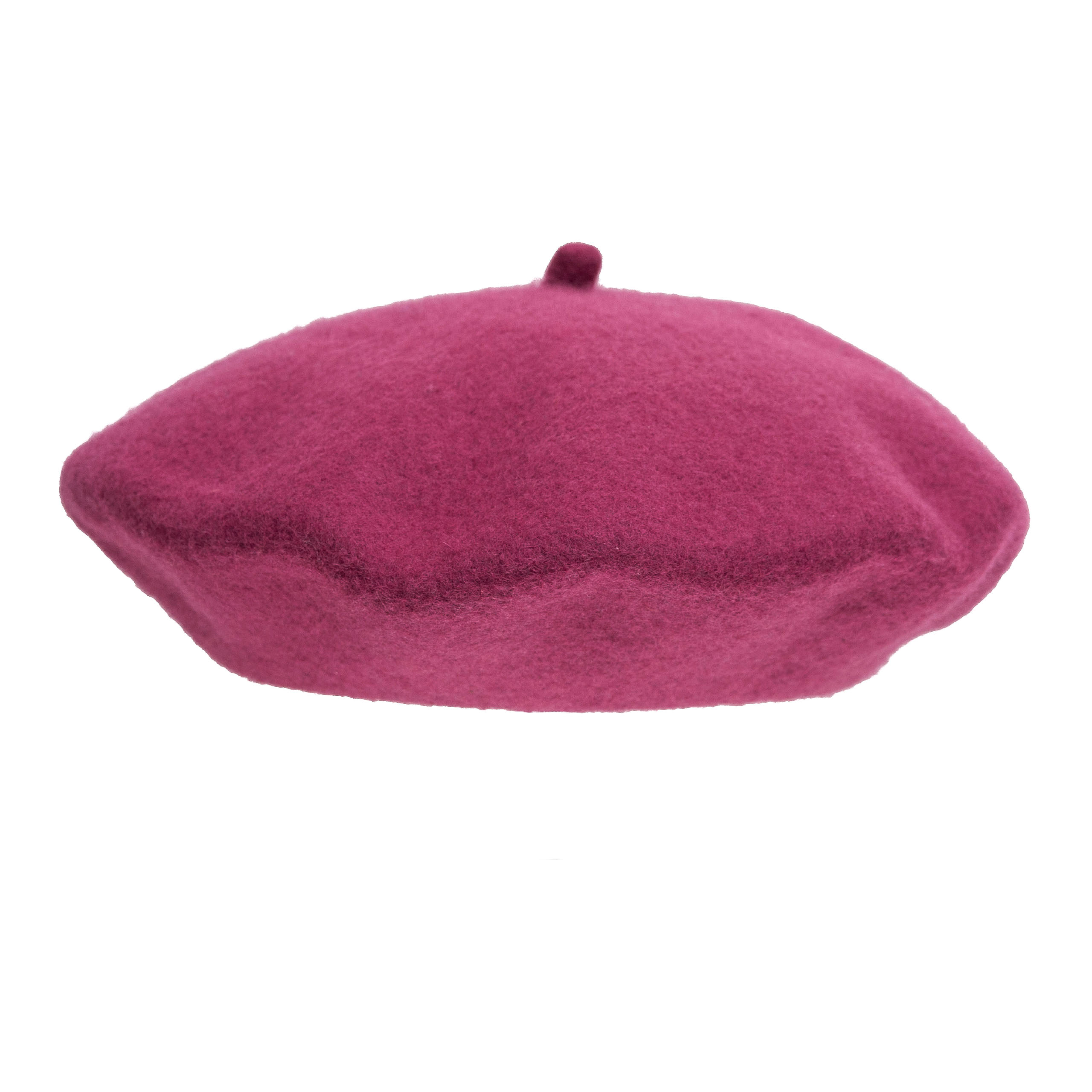 

Polski Beret francuski Raspberry berets 100% wełna