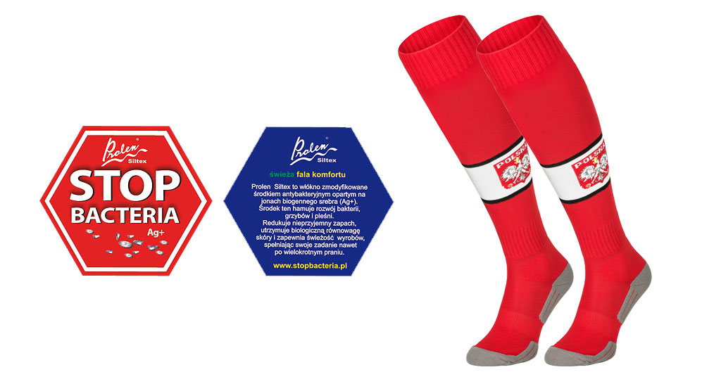 Strój piłkarski POLSKA + getry WŁASNY NADRUK - 110 Wiek dziecka 4 lata +