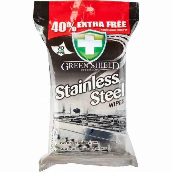 

Green Shield chusteczki do czyszczenia stali 70szt