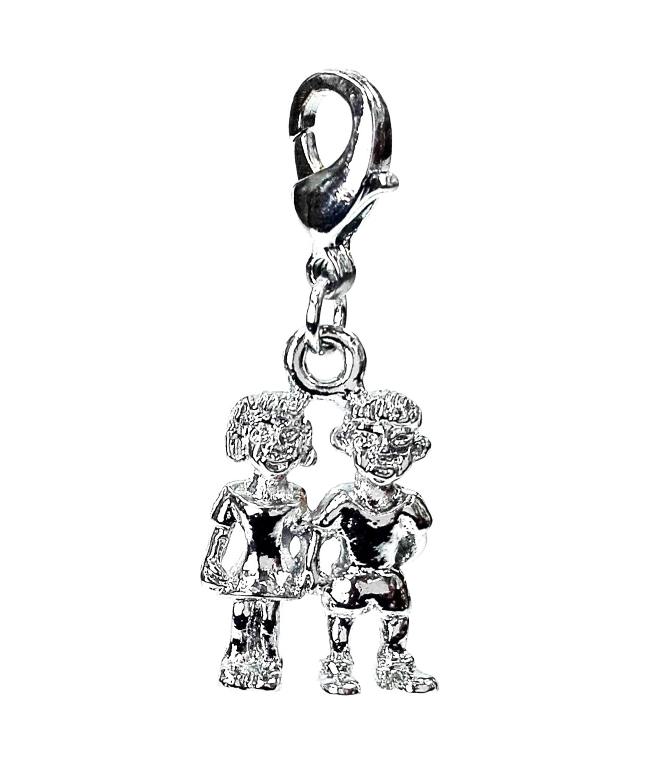 

Zawieszka charms znak zodiaku bliźnięta wzór 2