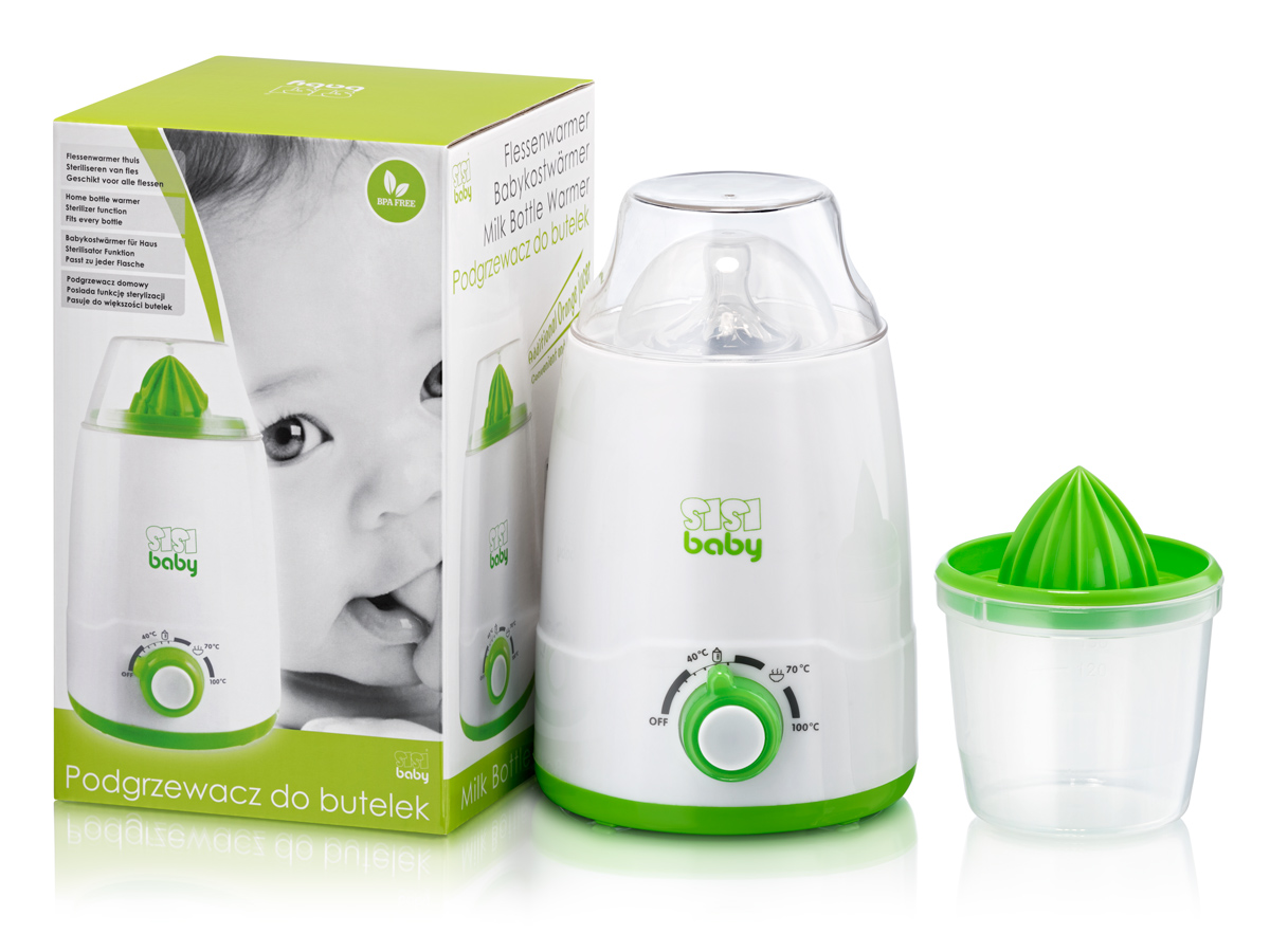 PODGRZEWACZ, STERYLIZATOR DO MLEKA, SZEROKI SZYBKI Kolor biały