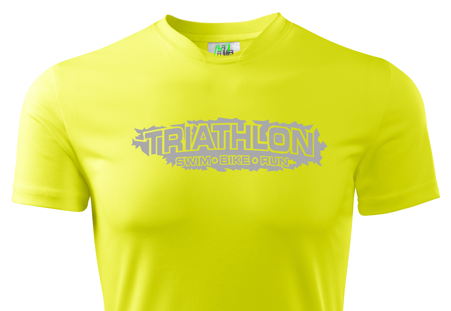 

Termiczny T-shirt Hvr Odblaskowy Nadruk Triathlon