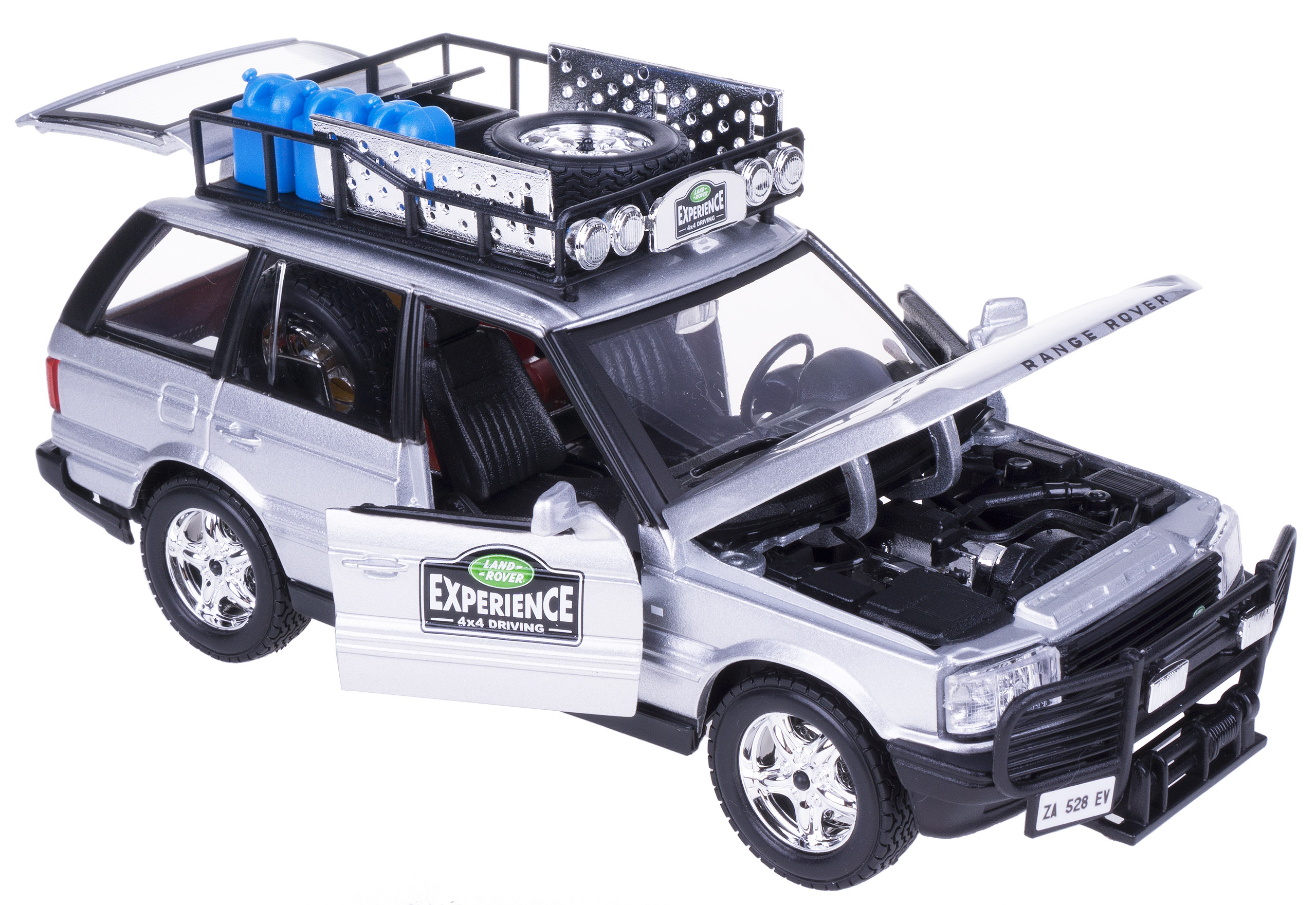 

Range Rover 4X4 Model Metalowy Bburago 1:24 Srebrn