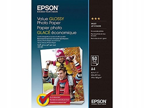 

Papier foto Epson Value Glossy A4 183g 50ark.