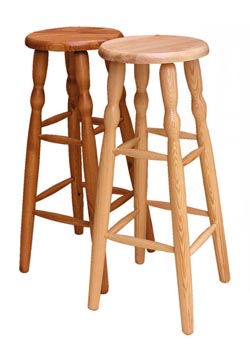 Stolička Dřevěná 80 cm silná Barová Židle Barová židle Hokerek dřevěná