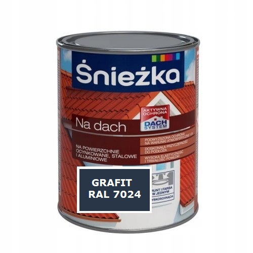 

Śnieżka Farba Na Dach Grafit Ral 7024 0,75L