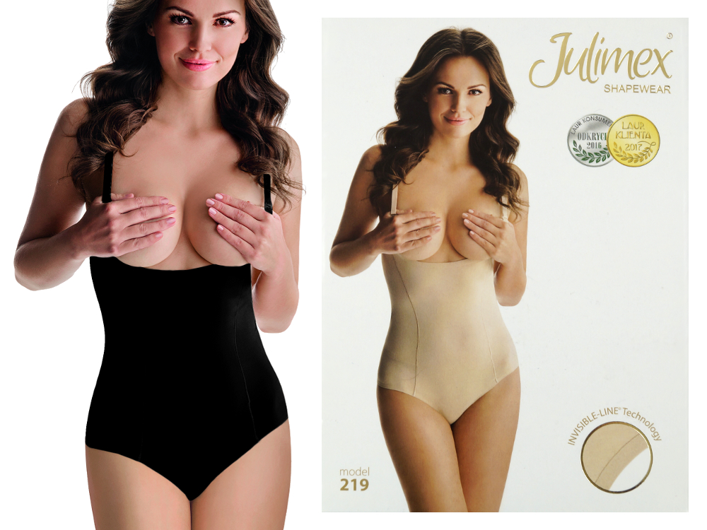 

Wyszczuplające Bezszwowe - Body 219 Julimex - r L