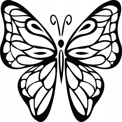 

Naklejka na ścianę z motylem Motyl 25 cm