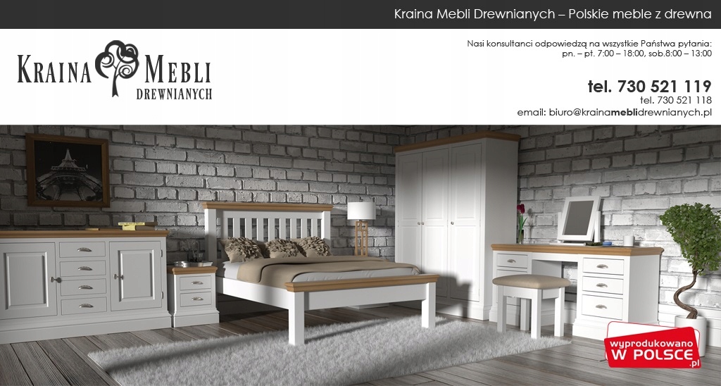 PRODUCENT-nowe drewniane biurko rustykalne rusB8 Marka inna