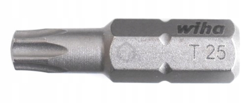 PROFESJONALNY BIT GROT TORX 25 T25x25 mm WIHA Liczba sztuk 1 szt.