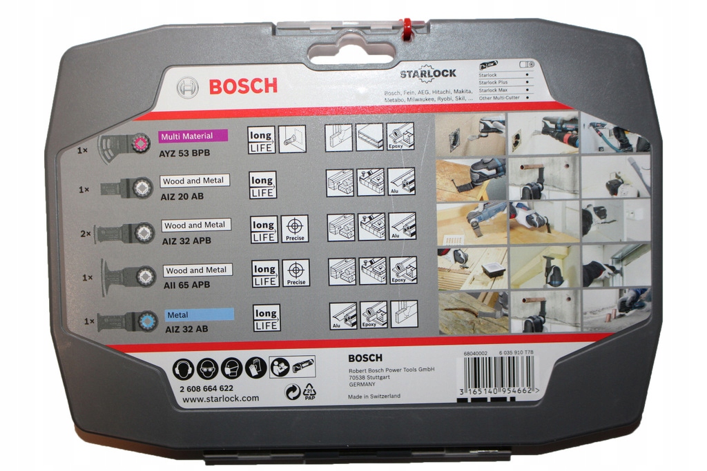 BOSCH 6 BRZESZCZOTÓW STARLOCK GOP, PMF METAL WOOD EAN (GTIN) 3165140954662
