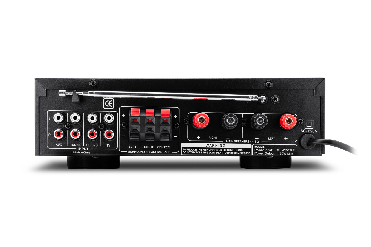 Мощный усилитель 5-канальный Bluetooth USB FM TV / PC модель VK-338