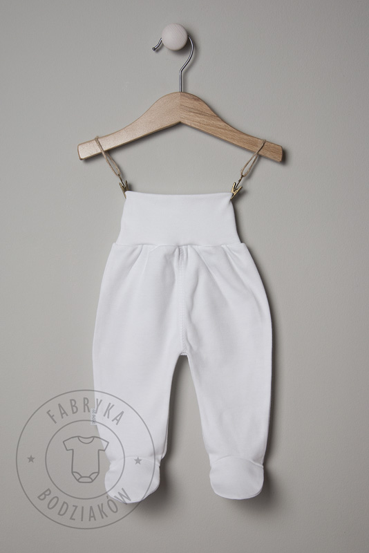 PÓŁŚPIOCHY białe GŁADKIE CHRZEST bezuciskowe 68 Marka Inna marka