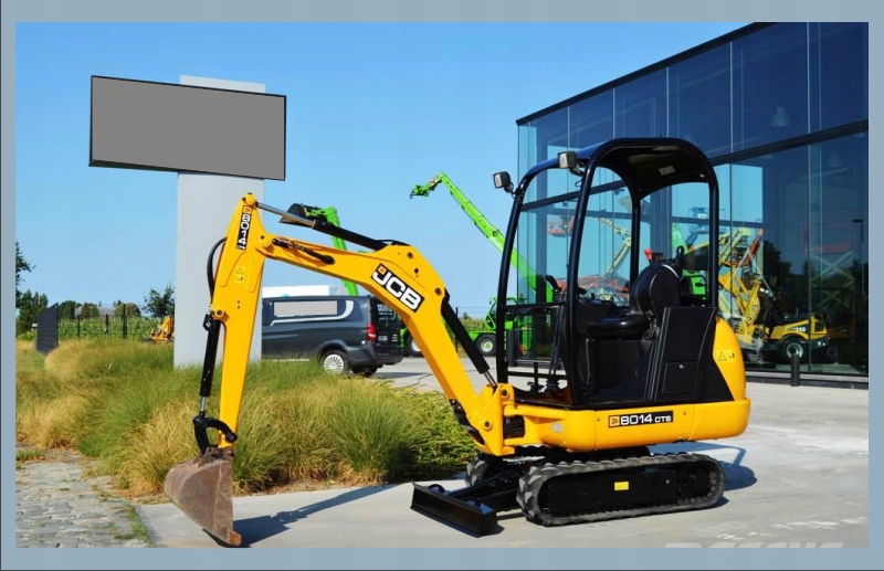 NAKLEJKI JCB 8014 CTS + piktogramy - RAMIE PŁASKIE Producent części inny