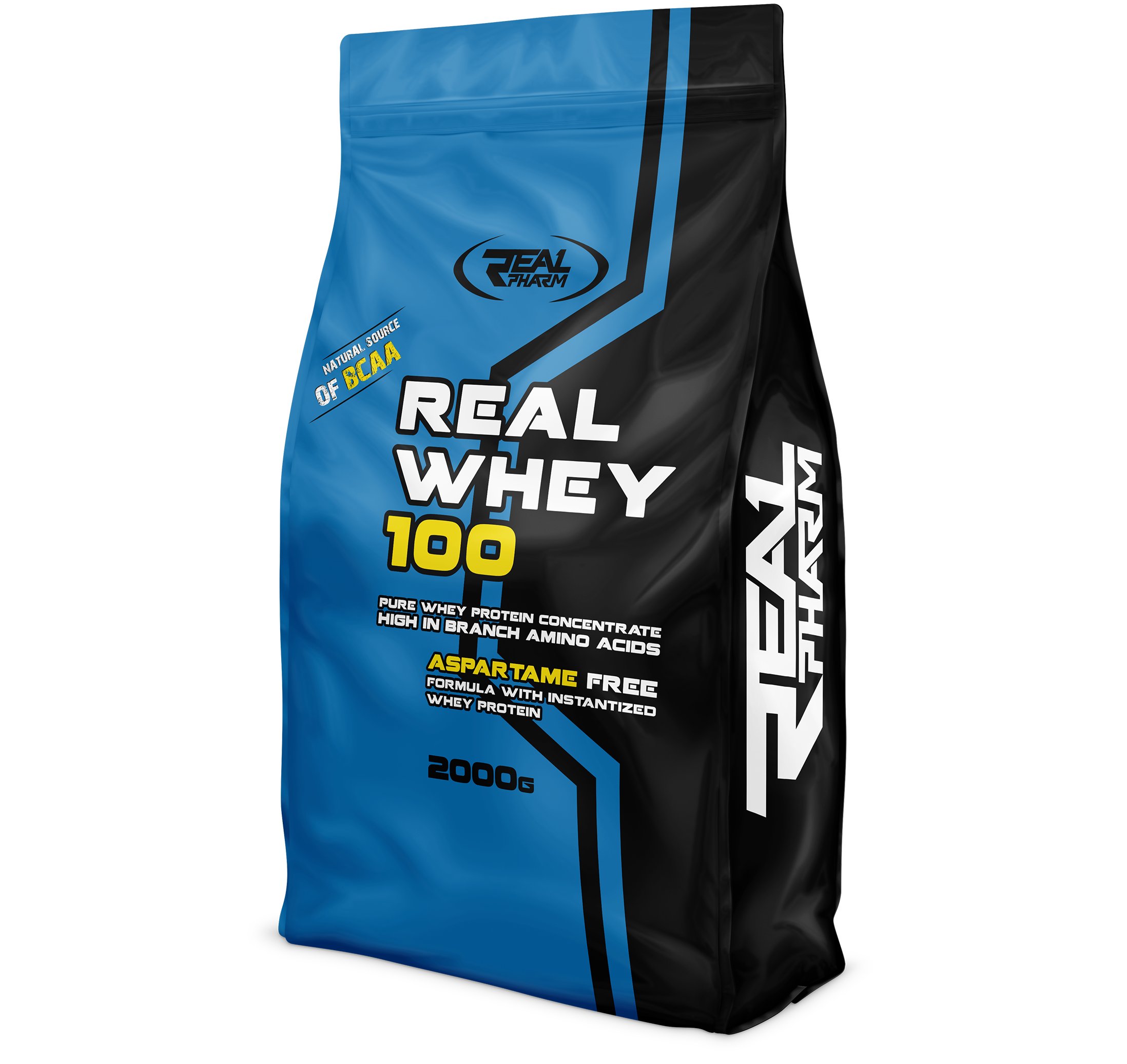 Protein Wpc RealPharm prášek 2000 g vanilka borůvka