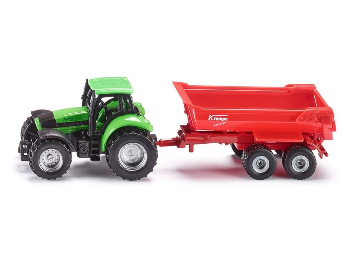 

Siku 1632 Traktor Deutz Agrotron wywrotka Krampe