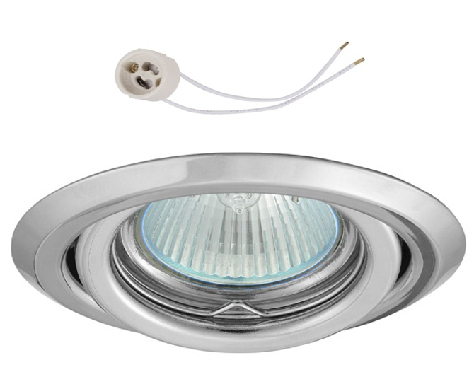 

Oprawa ruchoma halogen do Led GU10 230V CT15 chrom