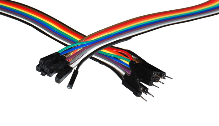 

Taśma przewody 30 cm 10-pin F-m żeński-męski nowa