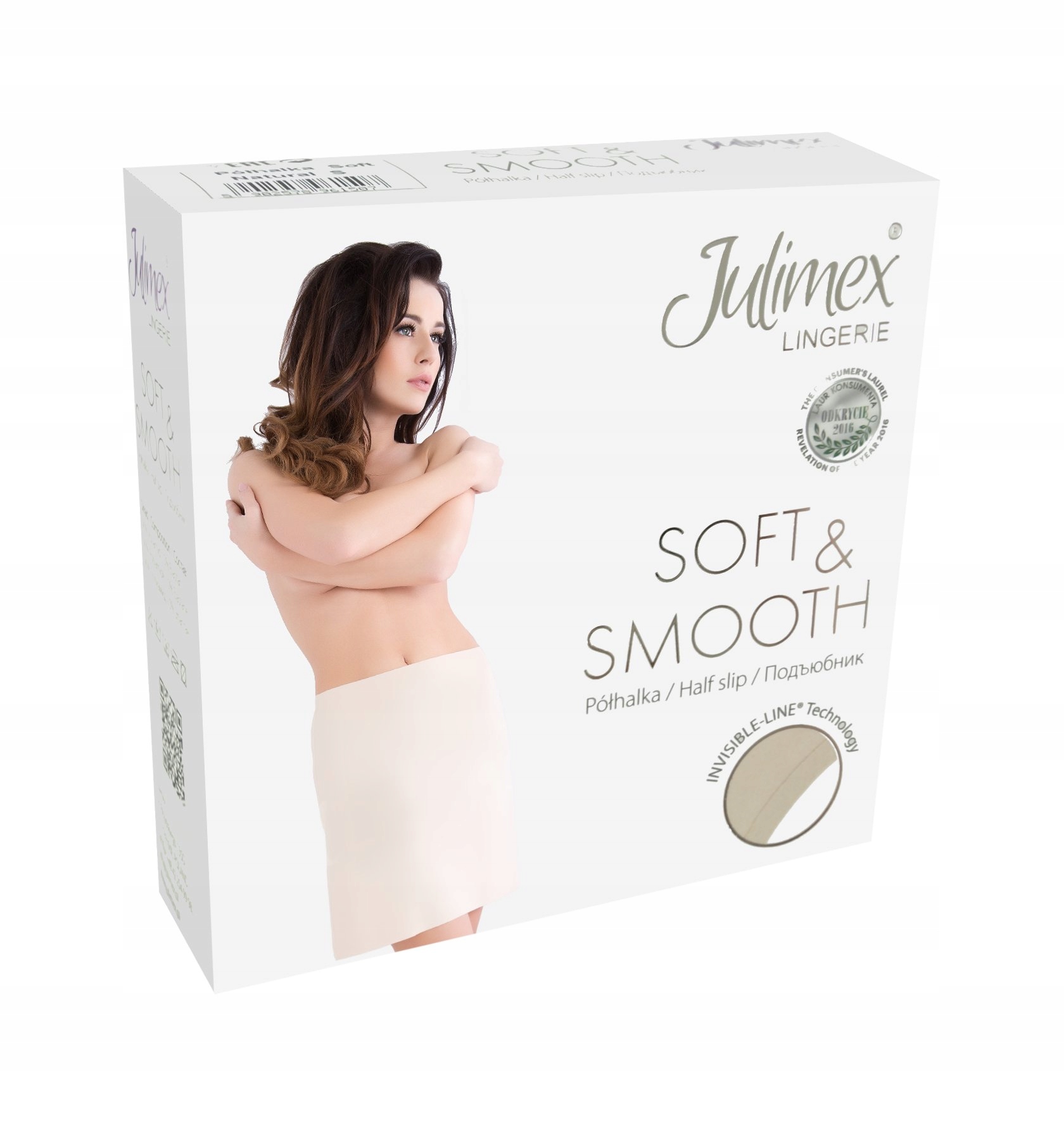 PÓŁHALKA * Julimex Lingerie SOFT & SMOOTH r L Wzór dominujący bez wzoru