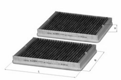LAK 73/S - Угольный салонный фильтр BMW 5 E39 E 39 LAK 73 / S HIT