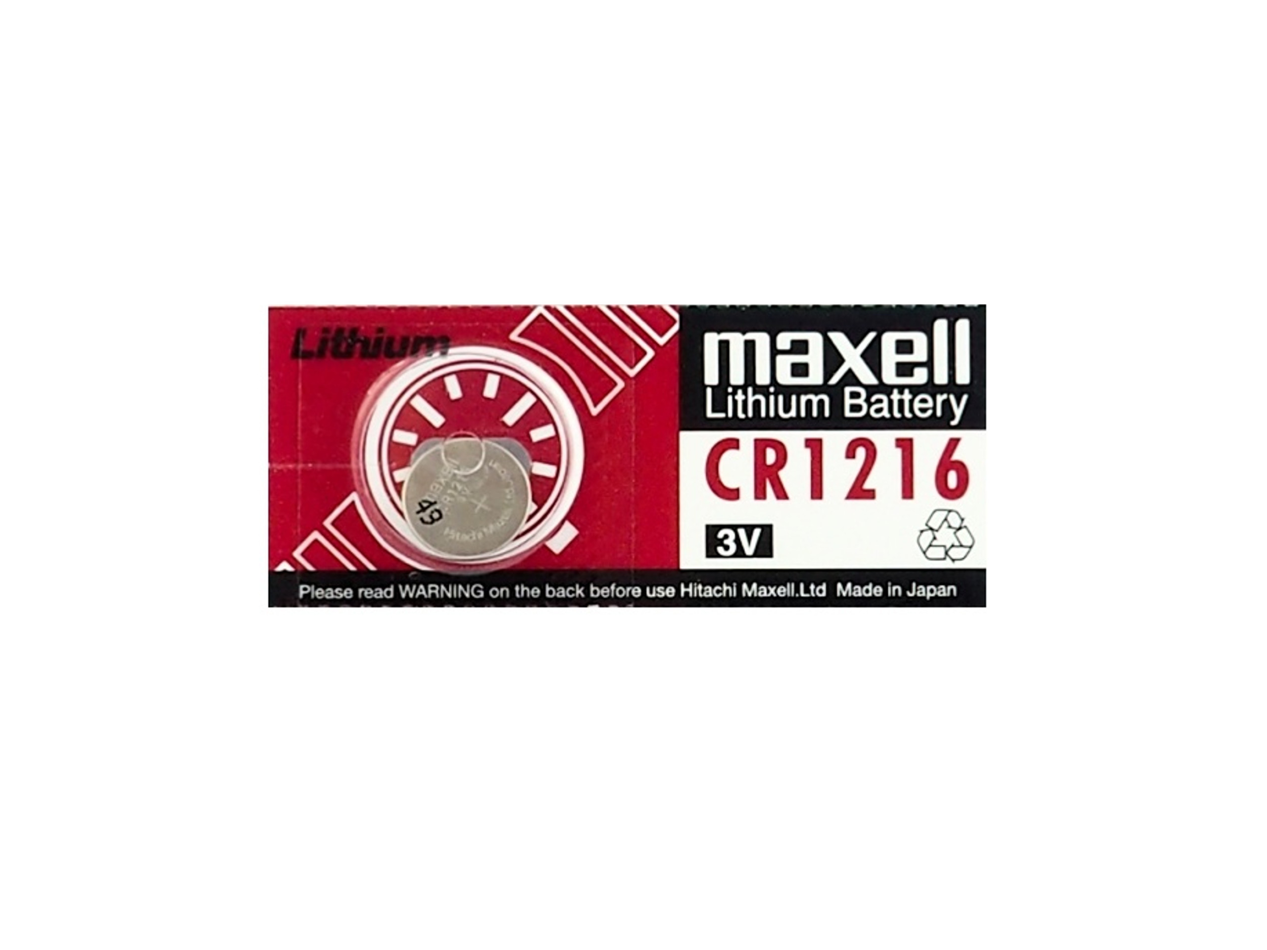 аккумулятор litowa CR1216 Maxell 1216 ECR1216 DL1216