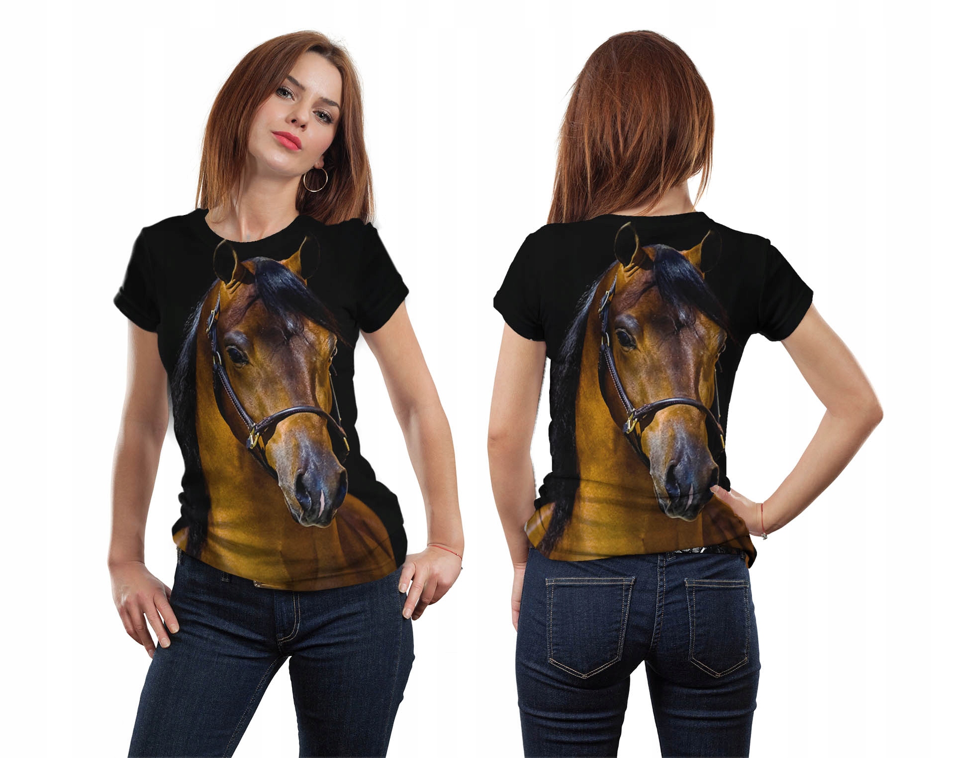

Koszulka Fullprint T-shirt Koń L Grafika Polska