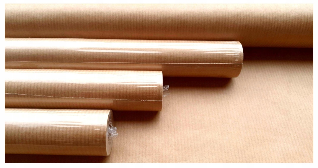 

Papier Pakowy M brązowy Kraft 70cm x 2m rolka
