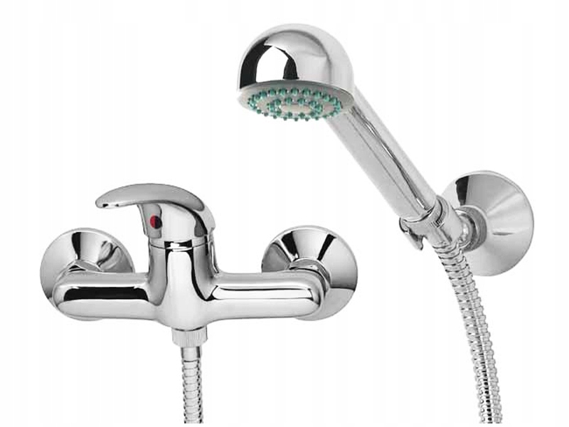 

Bateria Natryskowa Ścienna Chrom Diamond Cypr