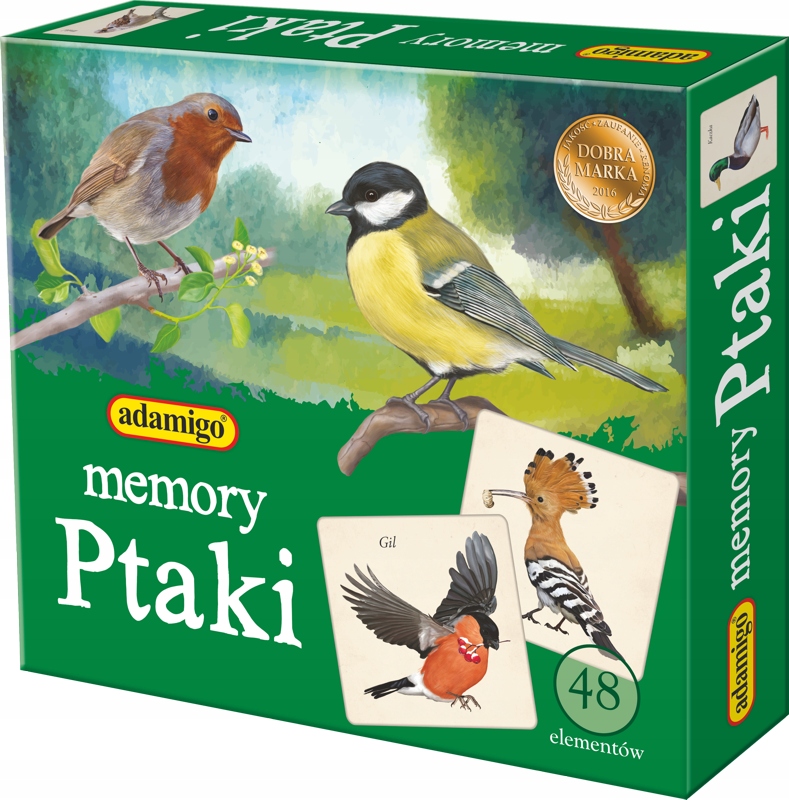 

Gra Pamięciowa Memory Memo Ptaki 07271