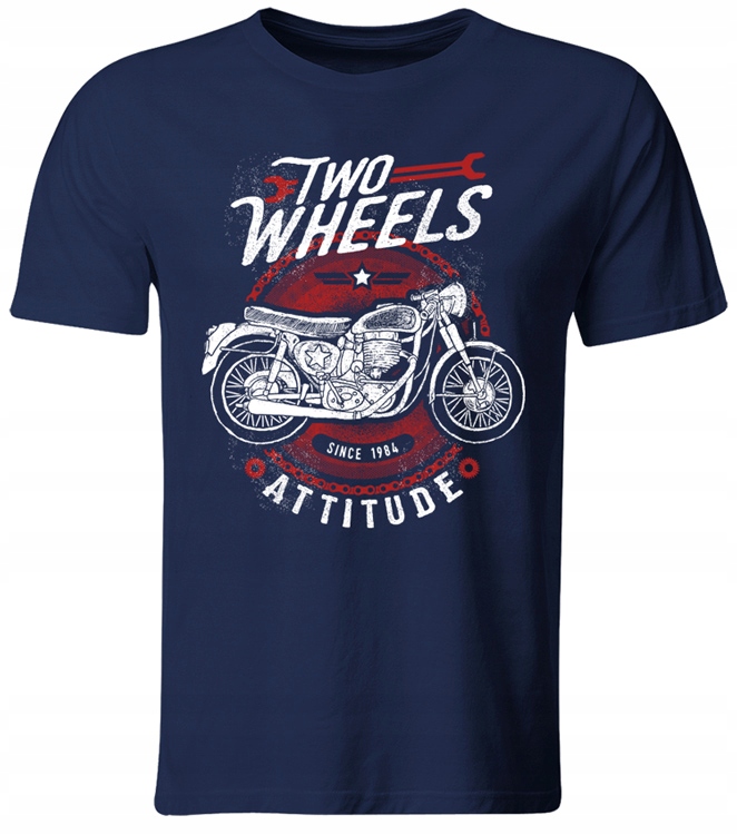 

Koszulka Two Wheels Motocyklowa Granatowa Roz. L