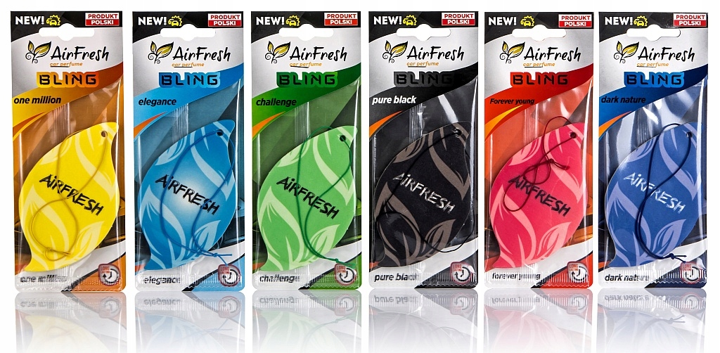 AIRFRESH ZAWIESZKI ZAPACHOWE, SET 30 SZT. ZAPACHÓW Kod producenta 1986
