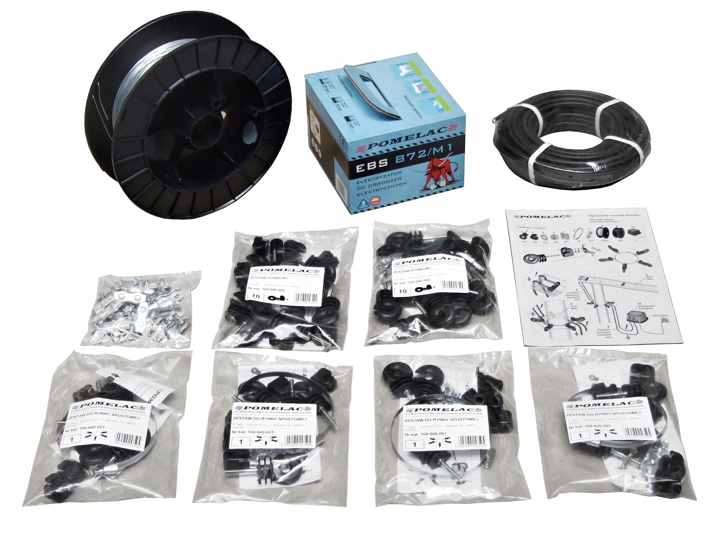 Pastuch Elektryczny Pomelac Zestaw Rynnowy Na Kuny