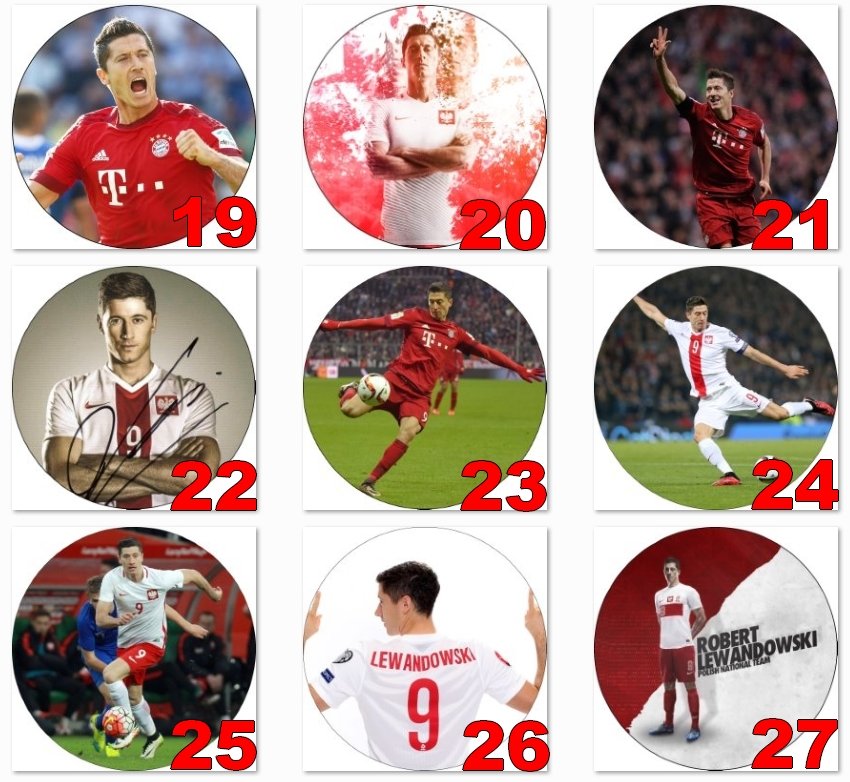 GRUBY OPŁATEK NA TORT LEWANDOWSKI BAYERN 27wzorów Marka Modecor