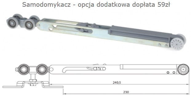 DRZWI PRZESUWNE 90 PASKI WYSYŁKA CAŁY ZESTAW Typ Pełne