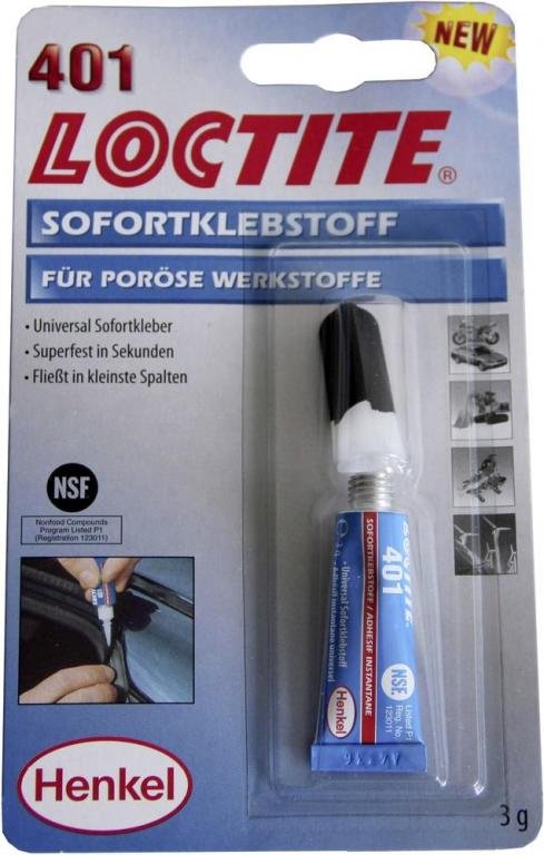 

Loctite 401 3ml Klej Błyskawiczny Elastyczny