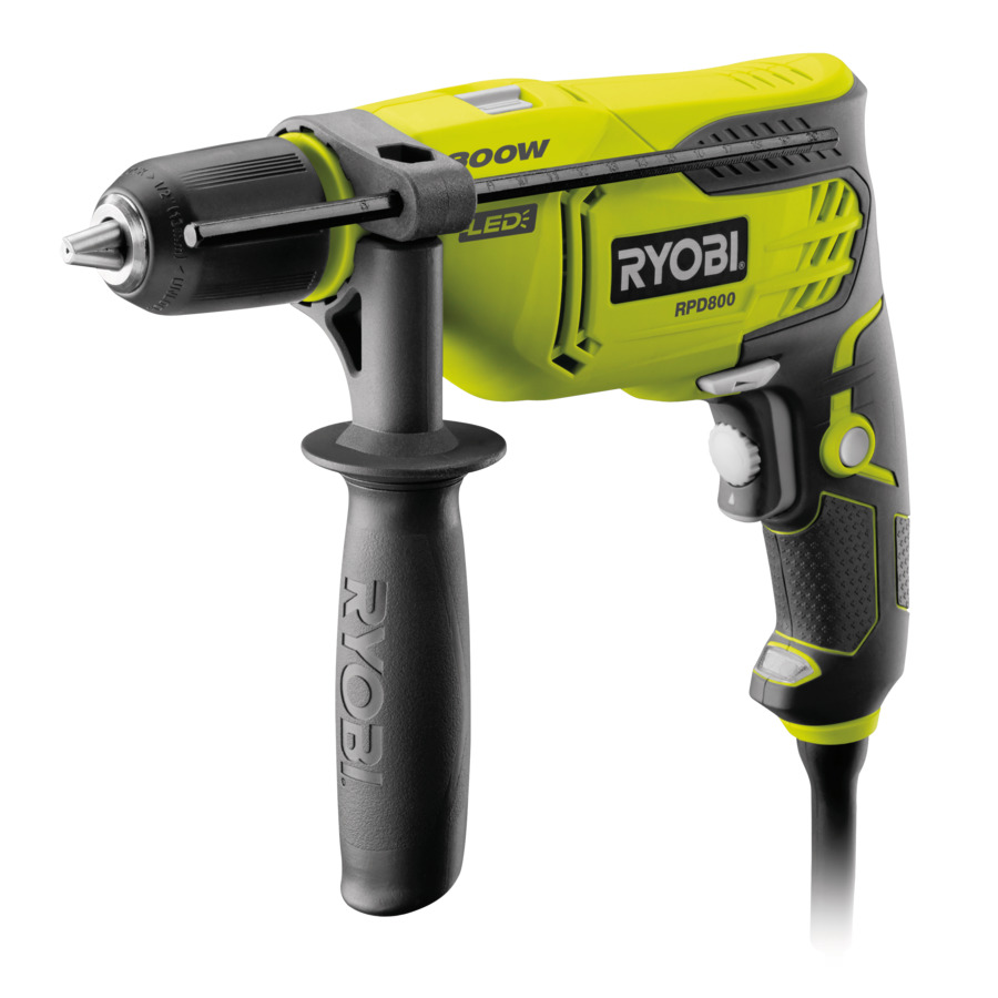 Ryobi ударная дрель RPD800-K