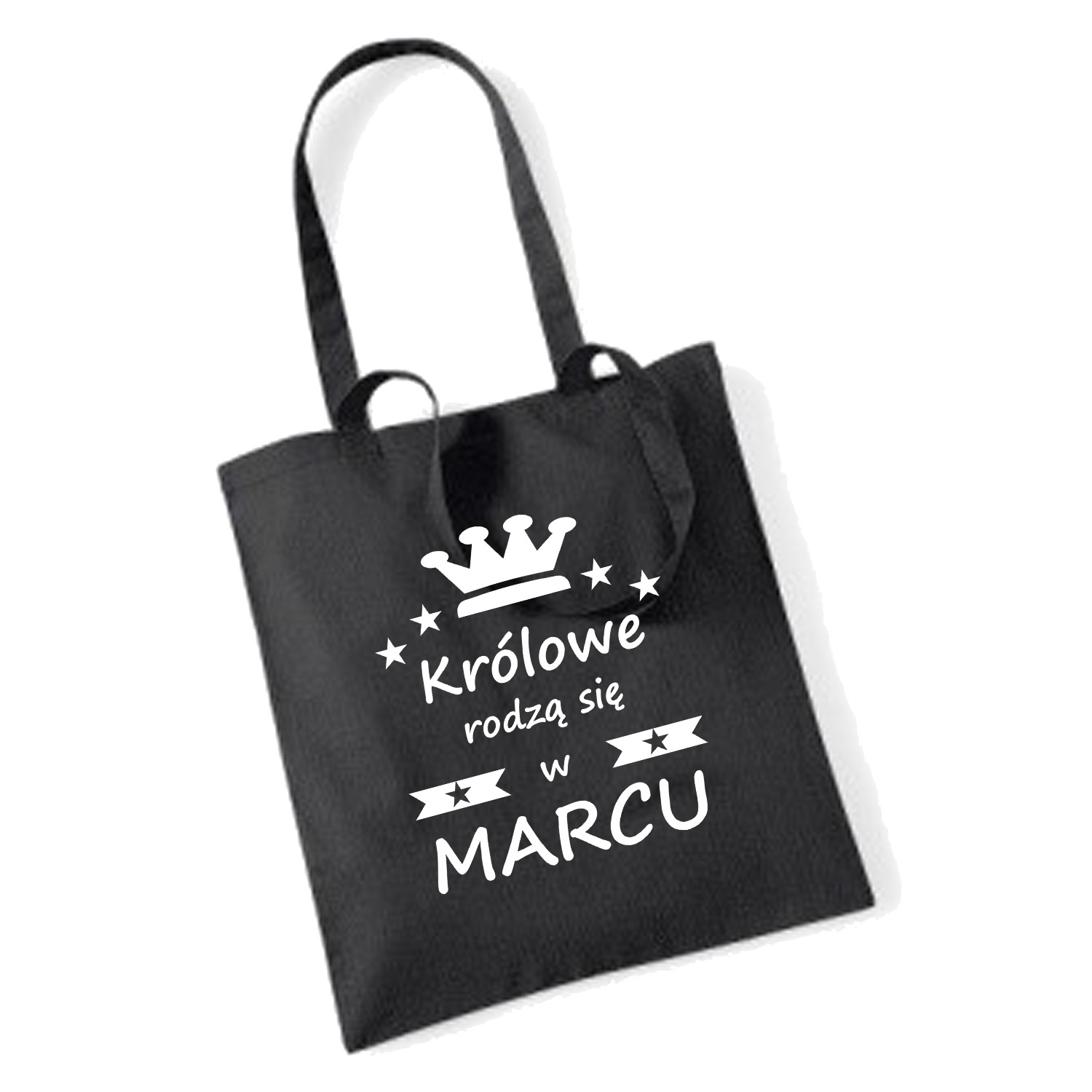 TORBA bawełniana KRÓLOWE RODZĄ SIĘ W MARCU Marka inna