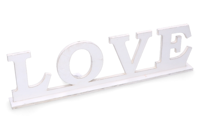

Drewniany napis Love 36cmx9,5cm ślub wesele ozdoba
