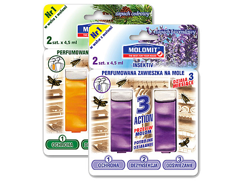 

4 Sztuki Molomit Perfumowana Zawieszka Na Mole MIX