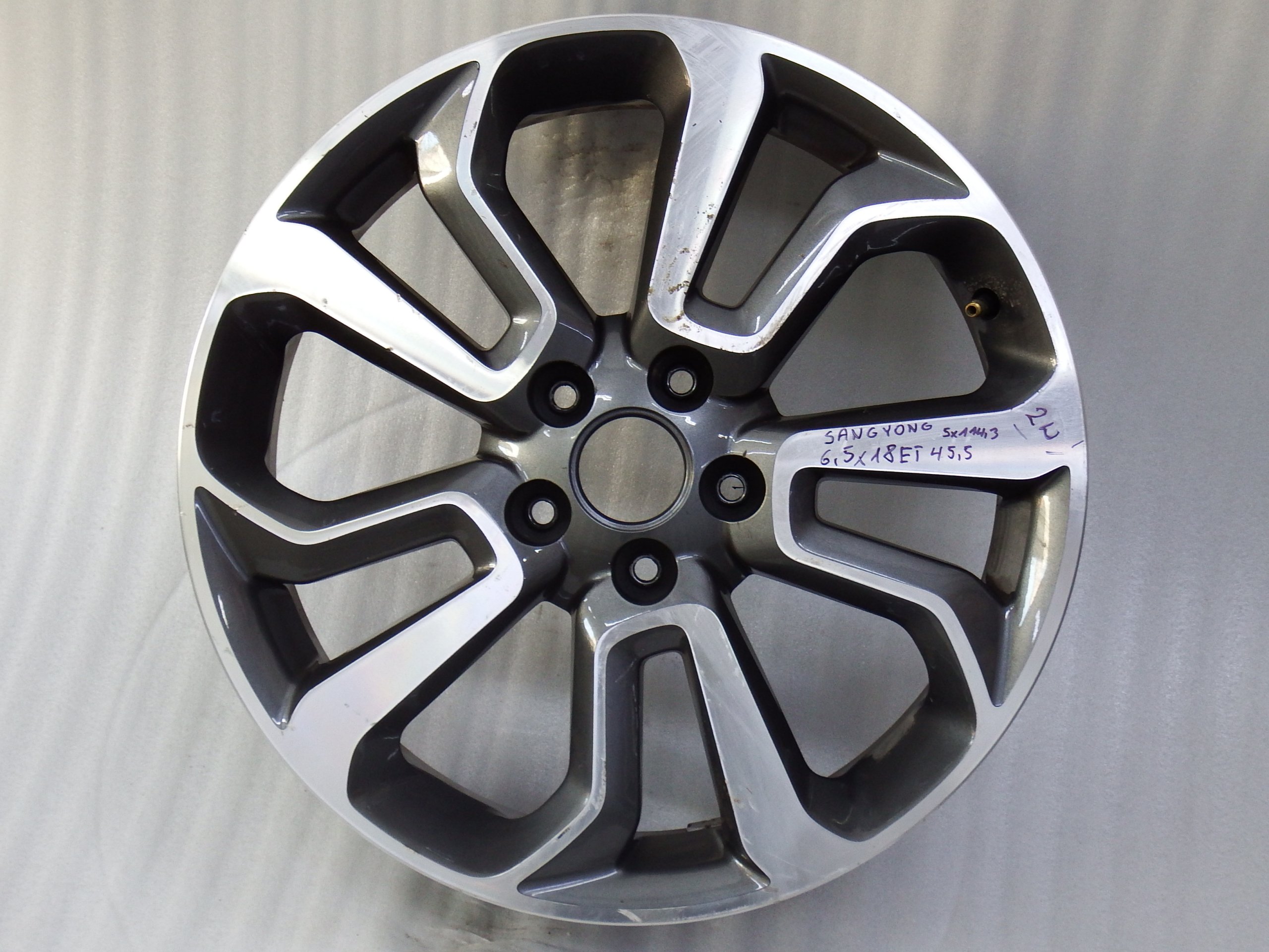 RIM SSANGYONG CHAIRMAN 6,5x18 ET45,5 5x114,3 OEM