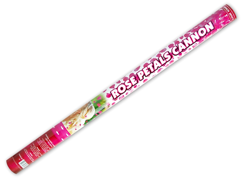 

Tuba strzelająca Różowe płatki róż 80 cm Tuby