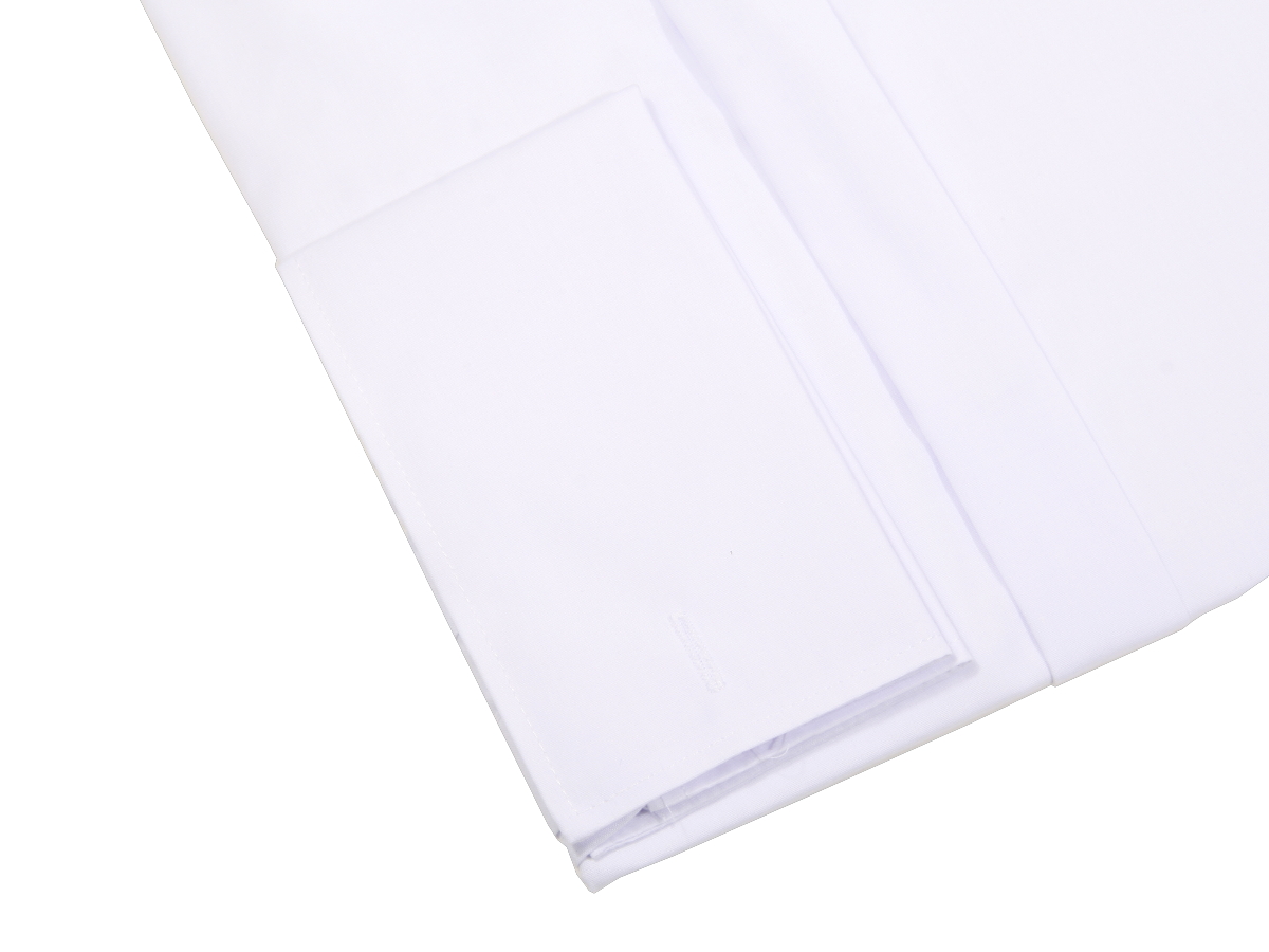 KOSZULA BIAŁA GŁADKA NA SPINKI 44 164-170 SLIM Rozmiar 164-170