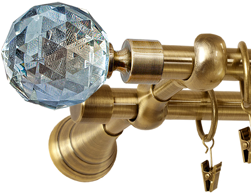 

Karnisz Crystal 480 cm Podwójny 4,8 karnisze fi 19