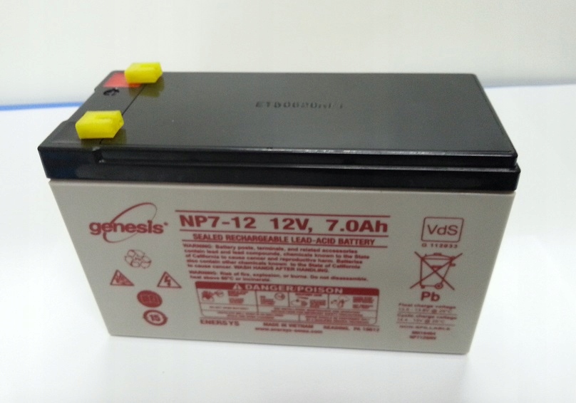 Akumulator 7Ah 12V NP7-12 Genesis UPS ALARM Producent Genesis