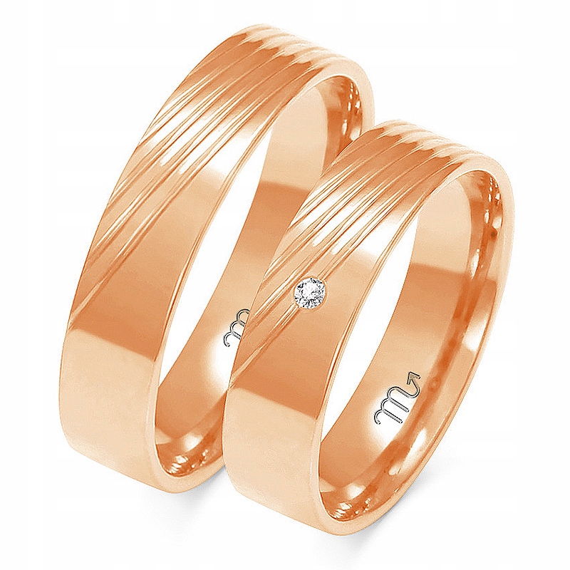 Zlaté Prsteny 14K 5 mm Brylant id A-159