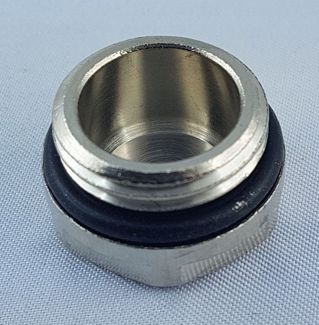 Korek grzejnika chrom gz 1/2" Dn15 Kolor chrom
