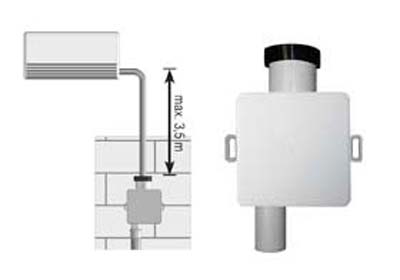 Сифон встраиваемый для кондиционеров