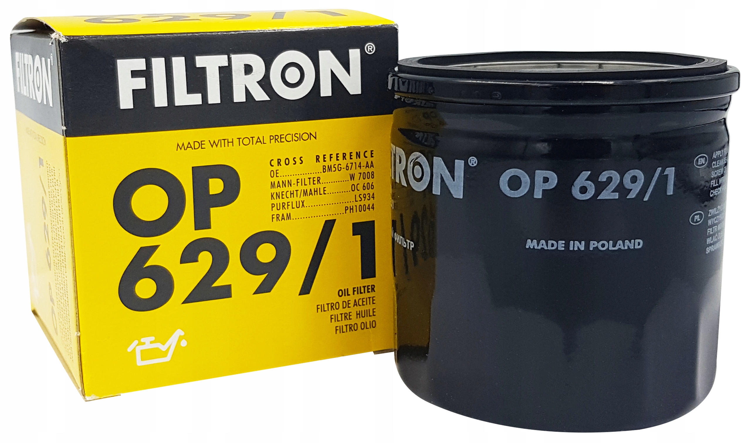 FILTRON Filtr Oleju OP629/1 Ford Fiesta BMax Focus OP 629/1 za 16,50 zł ...
